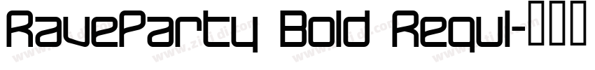 RaveParty Bold Regul字体转换